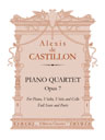 Piano Quartet, op. 7. For Piano, Violin, Viola and Cello. Full Score and Parts