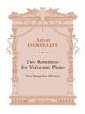 Two Romances for Voice and Piano. Two Songs for 4 Voices. Text in Russian