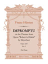 Impromptu on the Themes from Opera "Robert le Diable" by Meyerbeer. Opus 224 No. 1. For Piano