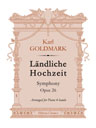 Ländliche Hochzeit. Symphony, op. 26. Arranged for Piano 4-hands