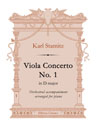 Viola Concerto No. 1 in D major. Orchestral accompaniment arranged for piano