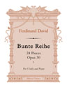 Bunte Reihe. 24 Pieces, op. 30. I. For Violin and Piano. Without individual part for Violin