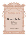 Bunte Reihe. 24 Pieces, op. 30. II. For Violin and Piano. Without individual part for Violin