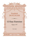 12 Easy Exercises, op.107. For Cello