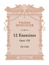 12 Exercises, op.158. For Cello