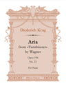 Aria from "Tannhäuser" by Wagner, op. 196, No. 23. For Piano
