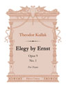 Elegy by Ernst, op. 9. No. 1. For Piano