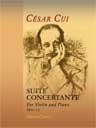 Suite Concertante, op. 25. For Violin and Piano