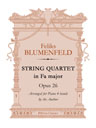 String Quartet in Fa major, op. 26. Arranged for Piano 4-hands by the Author