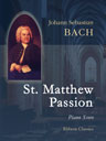 St. Matthew Passion. Piano Score. Text in German