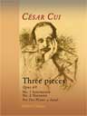 Three pieces, op. 69. No. 1 Intermezzo. No. 2 Nocturne. For Two Pianos 4-hands