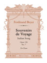 Souvenirs de Voyage, op. 126 no. 7. (Italian Song). For Piano