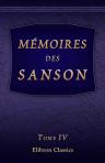 Mémoires des Sanson. Tome 4