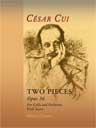 Two Pieces, op. 36. For Cello and Orchestra. Full Score