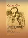 Three Scherzos, op. 82. For Orchestra. Scherzo No. 1. Arranged for Piano 4-hands