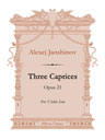 Three Caprices, op. 21. For Violin Solo