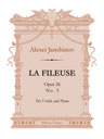 La Fileuse, op. 26 no. 3. For Violin and Piano