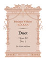 Duet for Violin and Piano, op. 12 No. 1