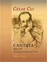 Cantata, op. 89. Arranged for Chorus and Piano. Text in Russian