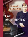 Two Impromptus, op. 54. For Piano