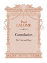 Consolation. For Voice and Piano. Text in Russian and French