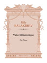 Valse Mélancolique. For Piano