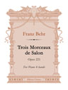 Trois Morceaux de Salon, op. 221. For Piano 4-hands