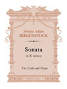 Sonata in E minor. For Cello and Piano