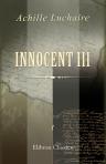 Innocent III. I. Rome et l'Italie