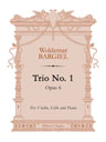 Trio No. 1, op. 6. For Violin, Cello and Piano
