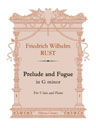 Prelude and Fugue in G minor. For Viola and Piano