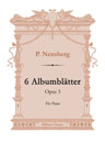 6 Albumblätter, op. 3. For Piano