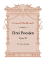 Drei Poesien, op. 20. For Piano 4-hands