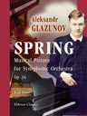 Spring. Musical Picture for Symphonic Orchestra, op. 34. Full Score