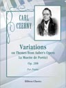 Variations on Themes from Auber's Opera La Muette de Portici, Op. 208. For Piano