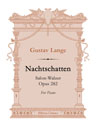 Nachtschatten. Salon-Walzer, op. 282. For Piano