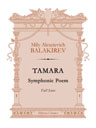 Tamara. Symphonic Poem. Full Score