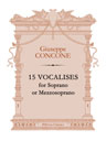 15 Vocalises for Soprano or Mezzosoprano