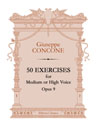 50 Exercises for Medium or High Voice. Op. 9