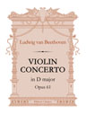 Violin Concerto in D major, Op. 61. Orchestral accompaniment arranged for piano