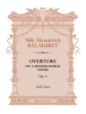 Overture on a Spanish March Theme, op. 6. Full Score