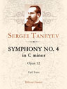 Symphony No. 4 in C minor, op. 12. Full Score