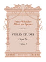 Violin Etudes, op. 74. Volume 1