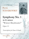 Symphony No. 1 in G minor. "Winter Daydreams", op. 13. Transcription for Piano 4-Hands