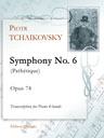 Symphony No. 6 (Pathétique), op. 74. Transcription for Piano 4-hands