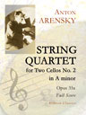 String Quartet for Two Cellos No. 2 in A minor , op. 35a. Full Score
