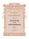 Doctor und Apotheker. Opera. Vocal Score. Text in German