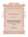 Divertissement for Symphony Orchestra, op. 42. Full Score