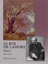 Le Roi de Lahore. Opera. Vocal Score. Text in French