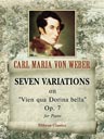 Seven Variations on "Vien qua Dorina bella," Op. 7. For Piano